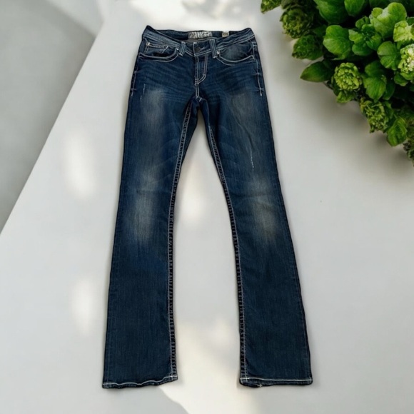 Vintage BKE denim 30” waist XXL long slim boot cut!!! Rare length Vintage - Picture 3 of 16